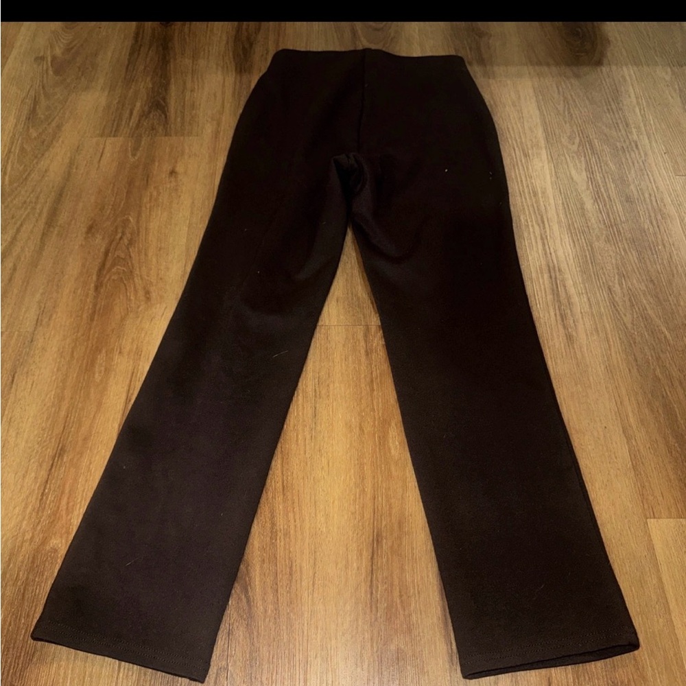 JM Collection BROWN CLAY Women's Size Small Studded Pull-on Tummy Control Pants - Picture 5 of 6